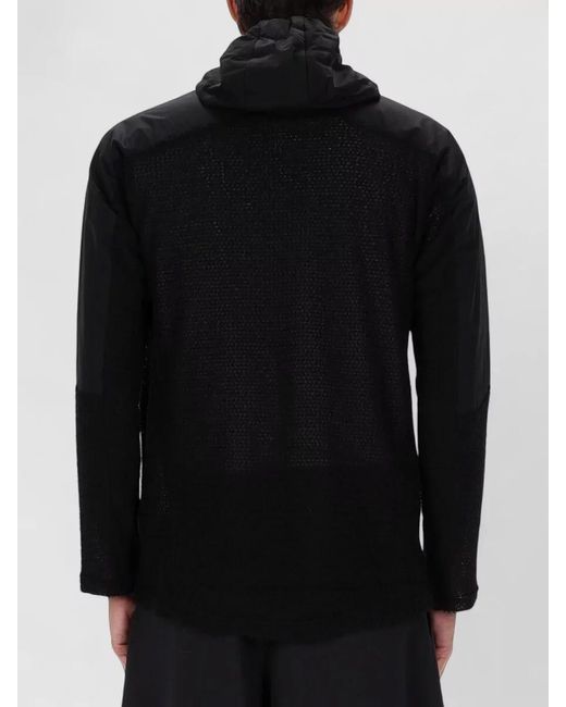 And Wander Black Alpha Direct Raincoat for men