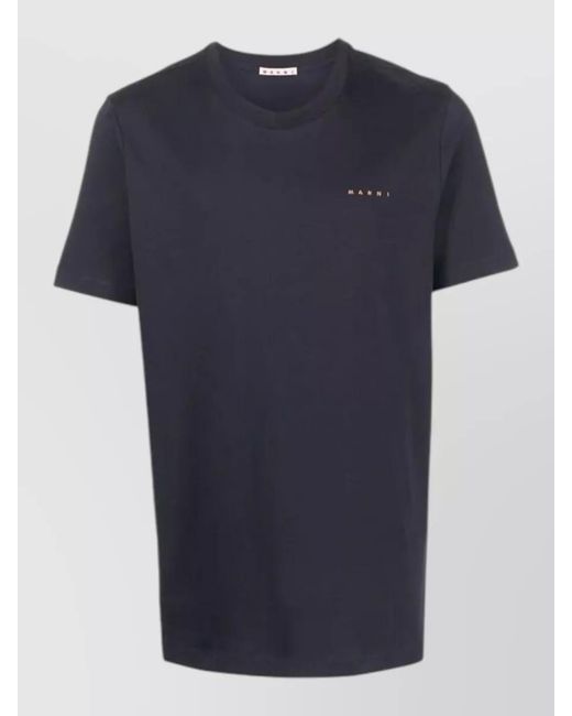 Marni Blue Cotton T-Shirt for men