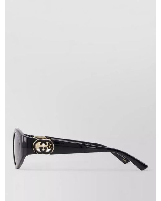 Gucci Gray Gg2121S Cat Eye Sunglasses Synthetic