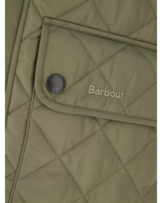 Barbour Green Quilted Sleeveless Jacket for men