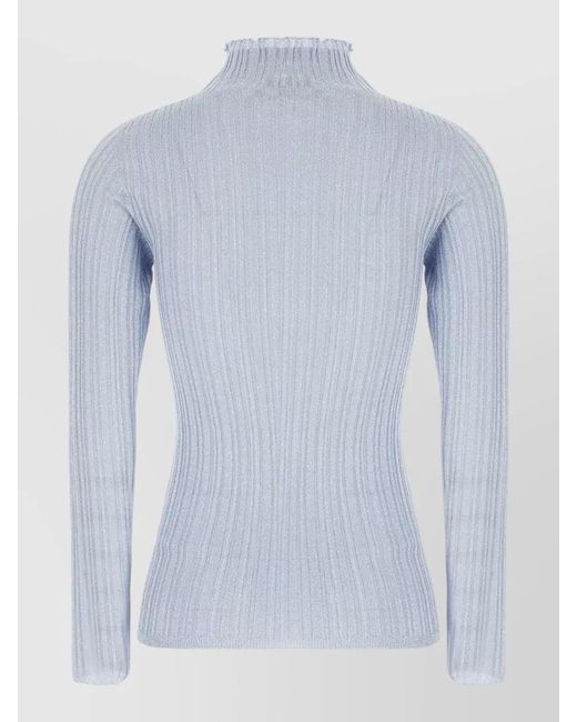 Fabiana Filippi Blue Viscose Blend Sweatshirt
