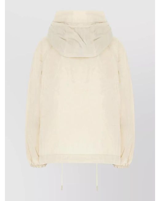 Barbour Natural Cotton Blend Hawridge Hooded Jacket