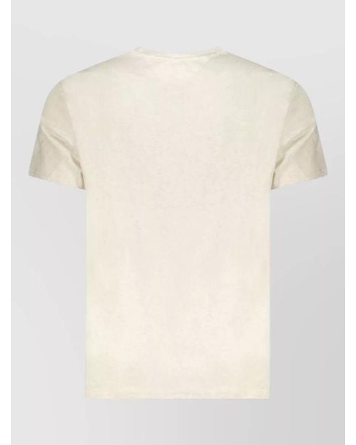 Tommy Hilfiger Natural Striped Cotton Short-Sleeve T-Shirt for men