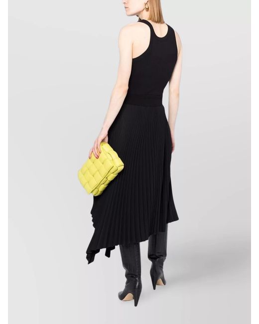 Totême Black Ribbed Organic Cotton Tank Top