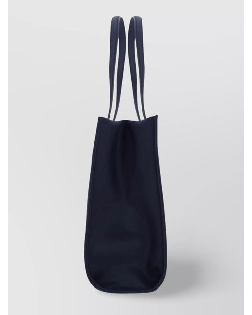 Tory Burch Blue Ella Small Recycled Nylon Tote Bag