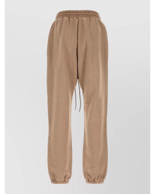 Fear Of God Natural Cotton Jogger Pants Elastic Waistband Cuffs for men
