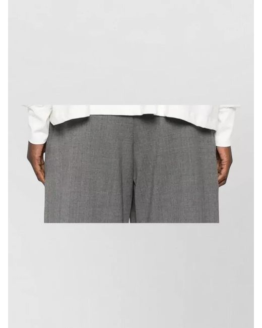 Studio Nicholson White Cotton Long Sleeve Sweatshirt