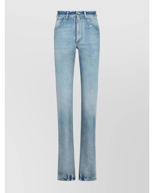 Maison Margiela Blue Denim Straight-Leg Jeans