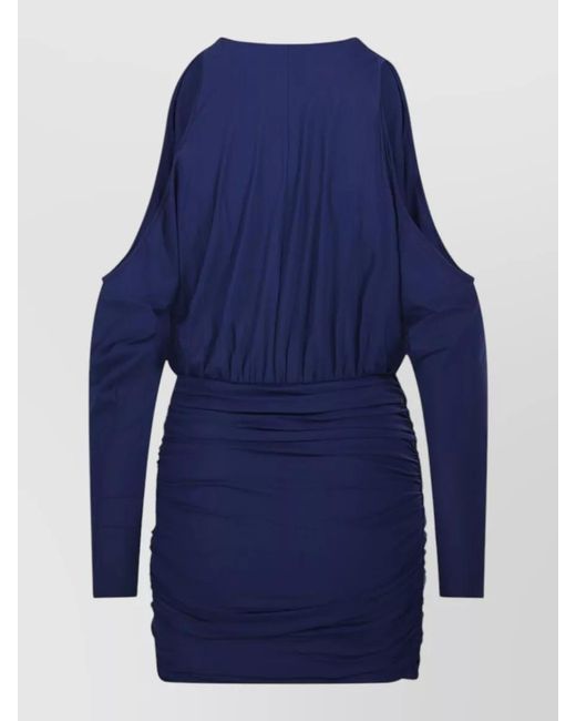 Amazuìn Blue Mini Dress