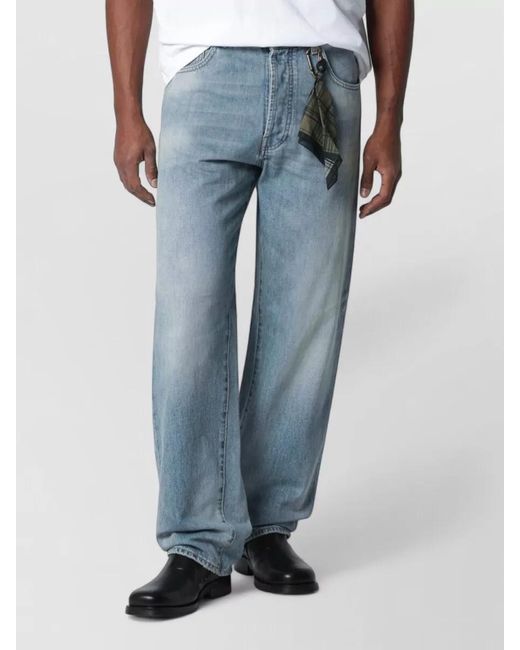 DARKPARK Blue Denim Straight-Leg Jeans for men