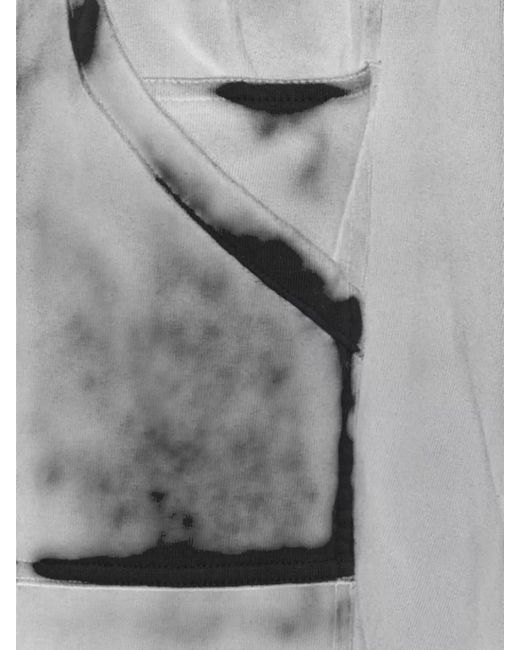 Rick Owens Black Straight Leg Cotton Trousers Welt Pockets for men