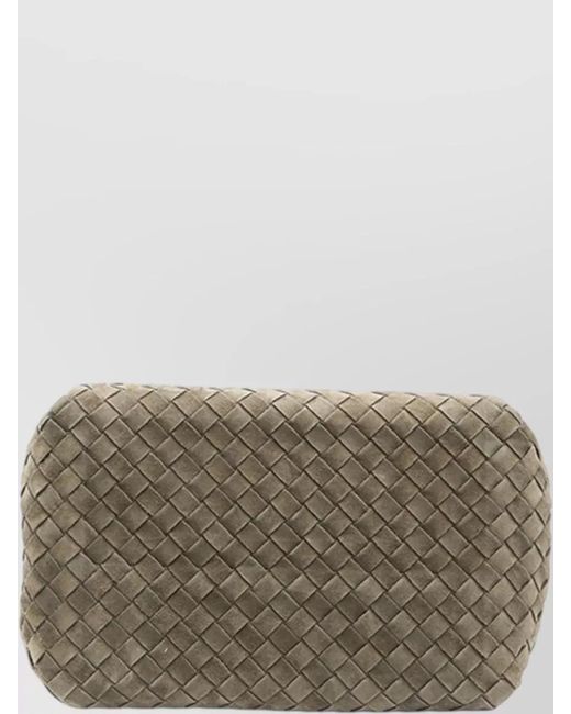 Bottega Veneta Gray Parachute Large Leather Tote Bag