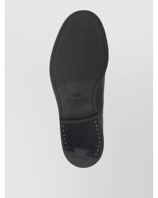 Church's Black Lace Up Brogues Shoes Round Toe for men