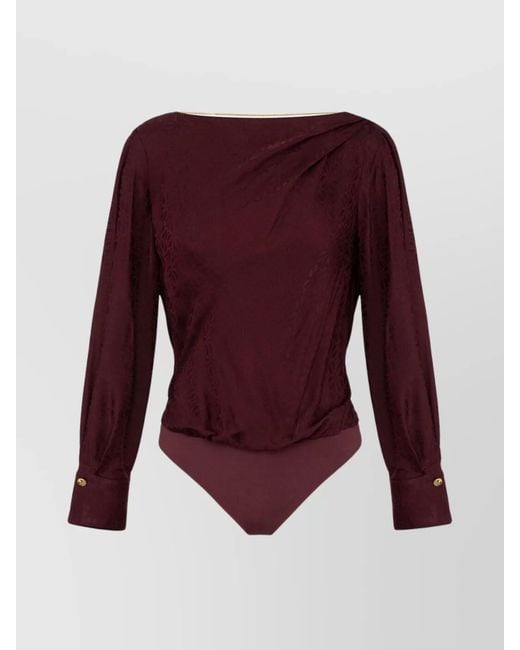 Elisabetta Franchi Purple Blouse