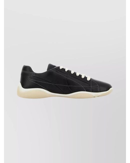 Prada Multicolor Lamb Leather Low-Top Sneakers for men