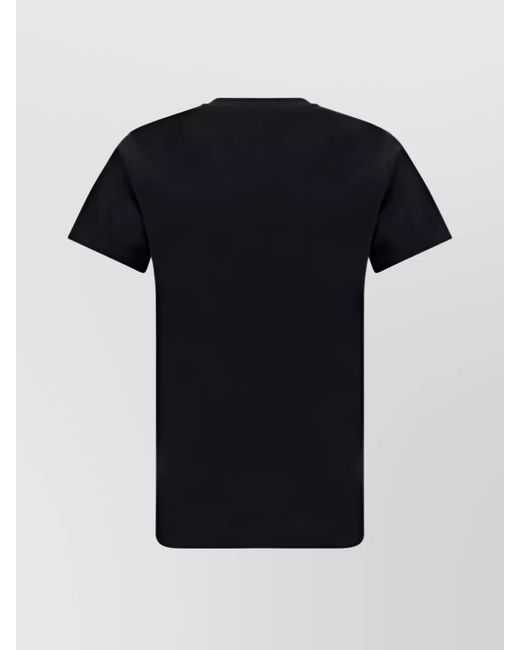 Burberry Black Cotton Short-Sleeve T-Shirt for men