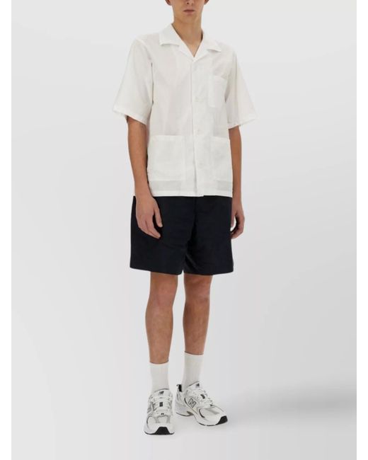 Aspesi White Chino Shorts for men