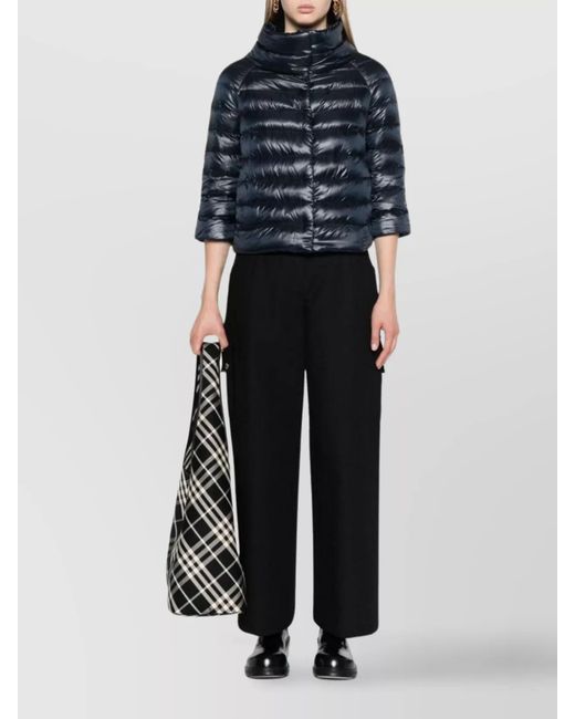 Herno Blue Short Down Jacket Sofia