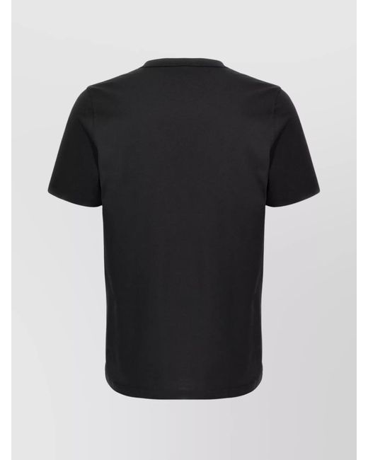 DIESEL Black Cotton Logo Print Short Sleeve T-Shirt for men