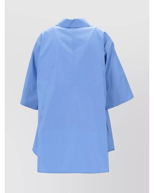Max Mara Blue Cropped Jacket