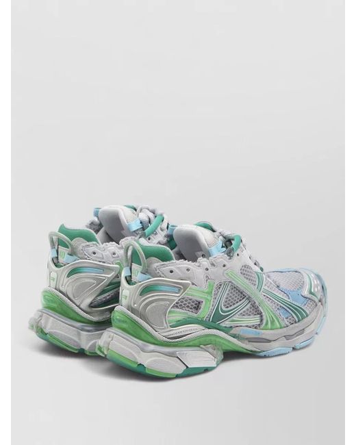Balenciaga Blue Runner High-Top Sneakers