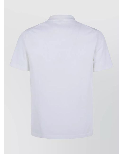 Dondup White Cotton Regular-Fit Polo Shirt for men