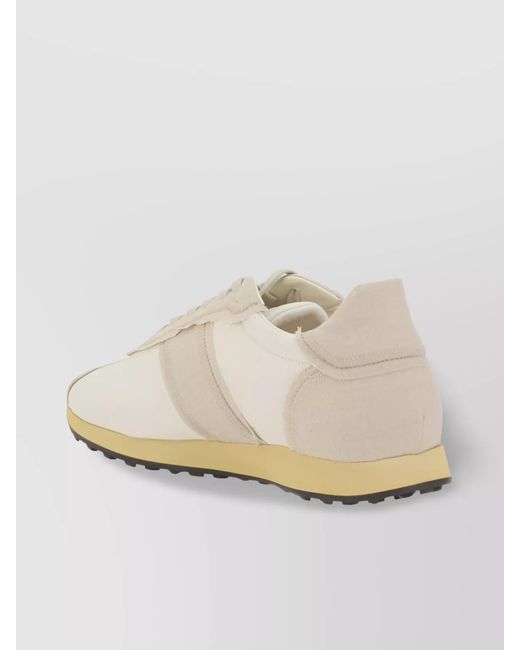The Row Natural Canvas Low-Top Sneakers