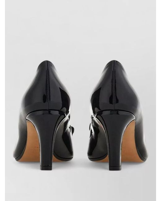 Ferragamo Multicolor Vara Bow Patent Leather Mid Heel Pumps