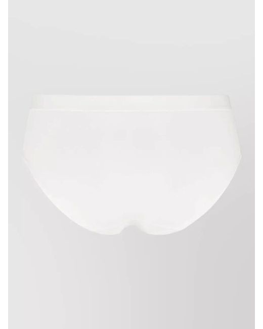C.r.a.f.t White Seamless High Rise Hipster Underwear Waistband