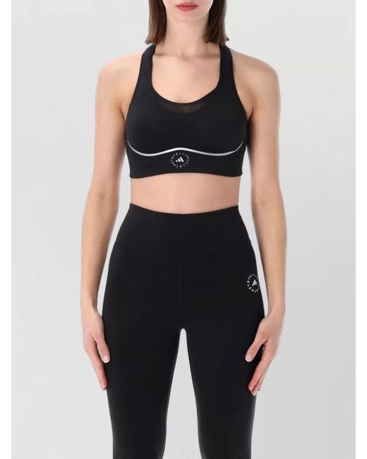 Adidas By Stella McCartney Black High Support Running Sports Bra
