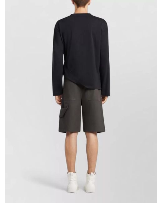 Courreges Black Short-Sleeve T-Shirt for men