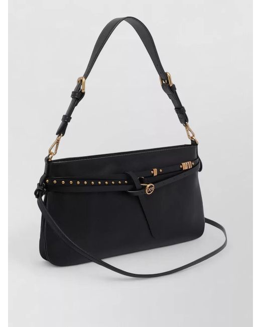 Pinko Black Mini Shoulder Belt Bag Adjustable Strap