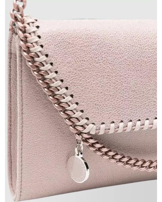 Stella McCartney White Falabella Polyester Clutch Bag