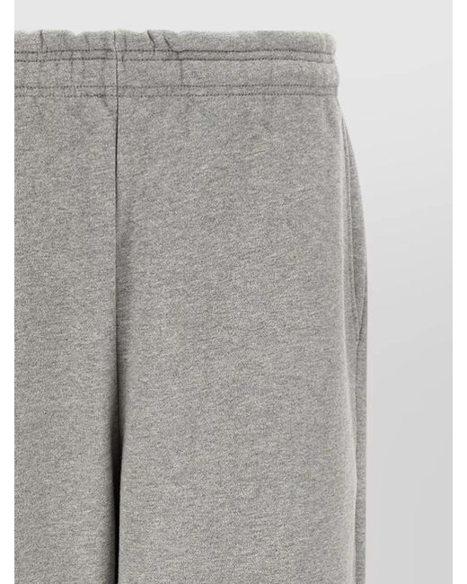 Entire studios Gray Cotton Jogger Shorts for men
