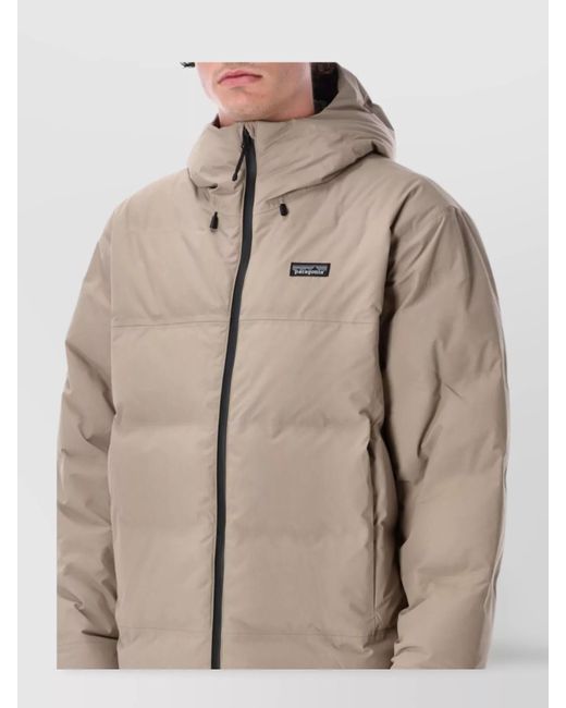 Patagonia Natural Down Hooded Puffer Jacket for men