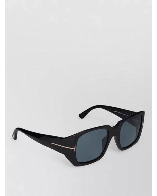 Tom Ford Gray Sunglasses Ft1035 Square Frame Dark Lenses