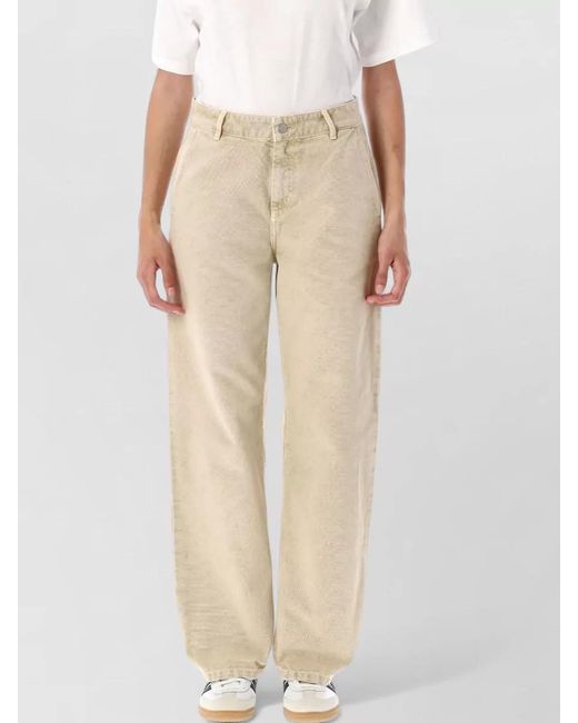 Carhartt Natural Organic Cotton Relaxed-Fit Straight-Leg Trousers