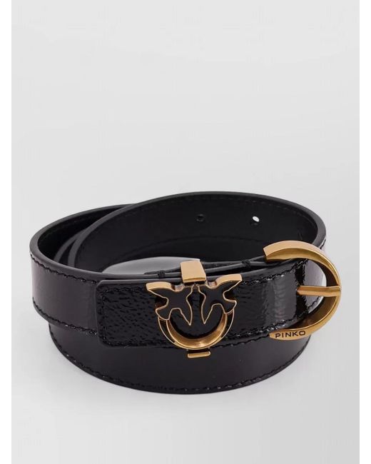 Pinko White Leather Belt