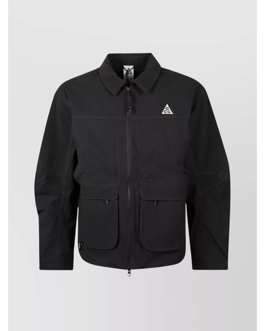 Nike Black Acg Smith Summit Long Sleeve Overshirt for men