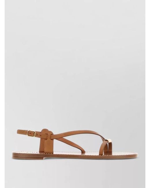 Chloé Brown Leather Sandals