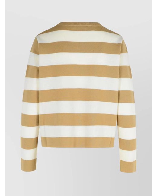 Max Mara Metallic Virgin Wool Sweater