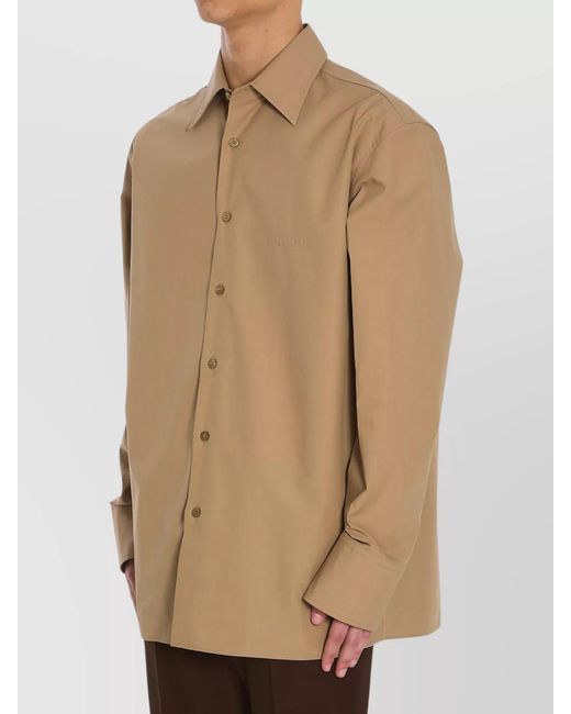 Gucci Natural Cotton Oversized Shirt for men