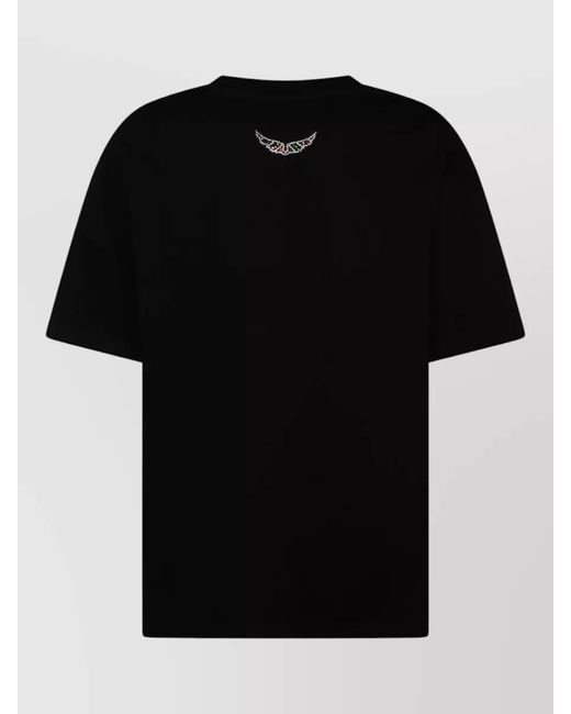 Zadig & Voltaire Black Cotton Short-Sleeve T-Shirt