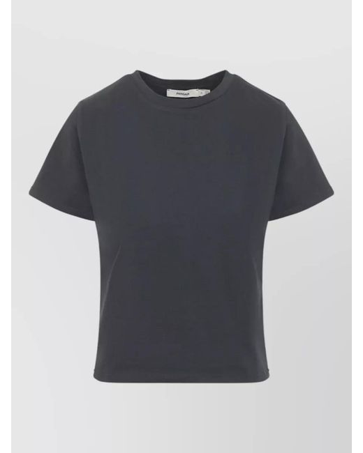 PANGAIA Black Slim-Fit Cotton Short-Sleeve T-Shirt