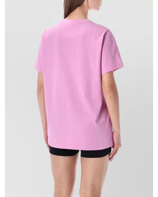 Nike Pink Cotton Oversized Short-Sleeve T-Shirt