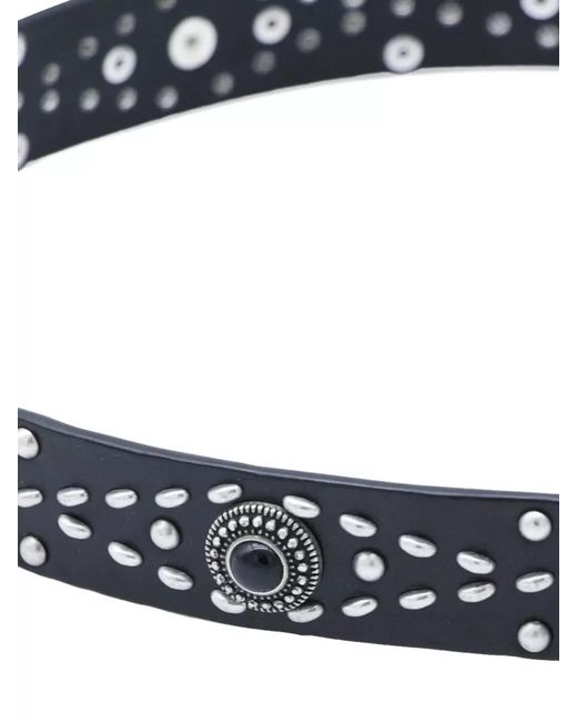 Golden Goose Deluxe Brand Multicolor Belt Featuring Metal Studs Adjustable Length