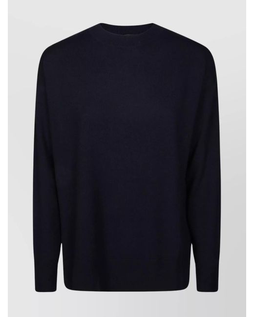 Max Mara Blue Crew Neck Wool Sweater