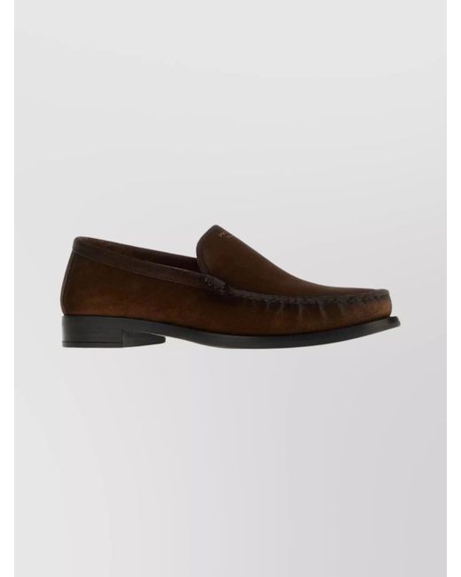 Prada Multicolor Suede Leather Loafers