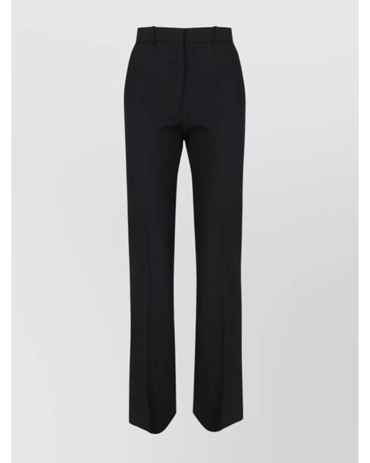 Coperni Blue High-Rise Straight-Leg Tailored Trousers