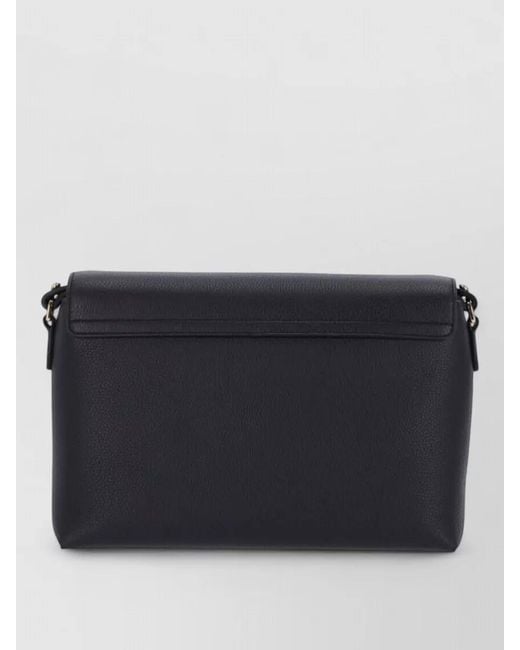 Burberry Black Check Pattern Crossbody Bag Adjustable Strap